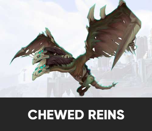 CHEWED REINS OF THE CALLOW FLAYEDWING MOUNT